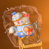 Teapot Blue Hello Kitty